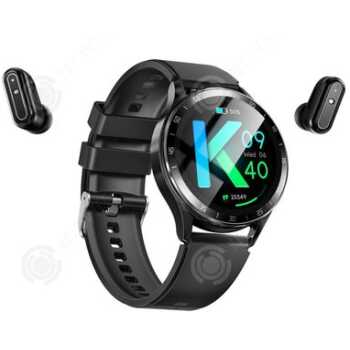Montre Connectée Intelligente 2-en-1 avec Écouteurs Intégrés et Suivi Santé.