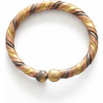 Bague africain - protection contre mauvaise œil et mauvais sort - Rempli d'énergie positive - Porte-bonheur et chance - Homme et Femme - Ajustable - Tressé Cuivre, Bronze, Fer