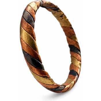 Bague africain - protection contre mauvaise œil et mauvais sort - Rempli d'énergie positive - Porte-bonheur et chance - Homme et Femme - Tressé Cuivre, Bronze, Fer