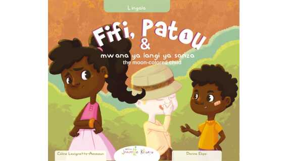 Fifi et Patou et l’enfant couleur de lune Lingala US Couv